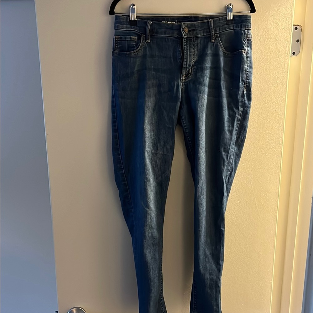 Blue Skinny Denim Jeans
